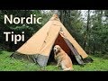 Overnighter in a Canvas Nordic Tipi Tent