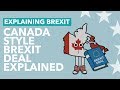 Canada Style Brexit Deal Explained - Brexit Explained