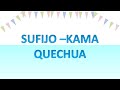 Quechua Chanka: Clase 11, SUFIJO -KAMA = HASTA