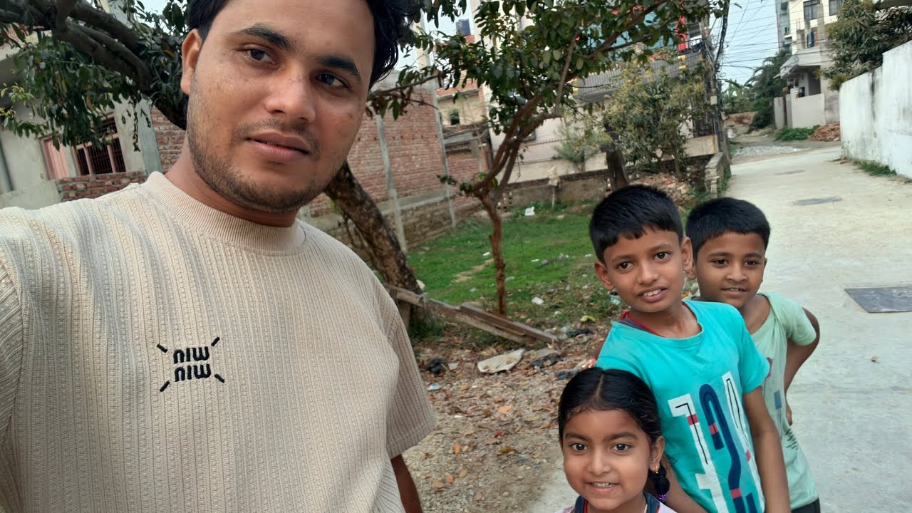 आज महले वाले बच्चो के साथ मिल कर खेला game 🎮 