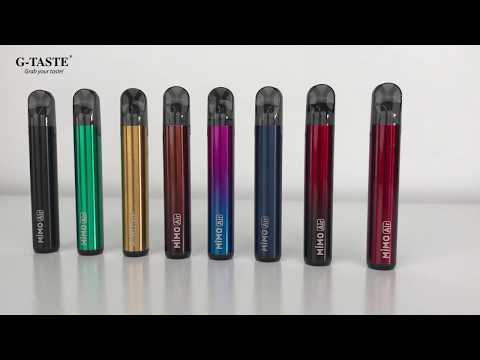 G Taste Mimo Air Pod System Auto Draw Version Of Mimo Food Grade Material 8 Color Options Youtube