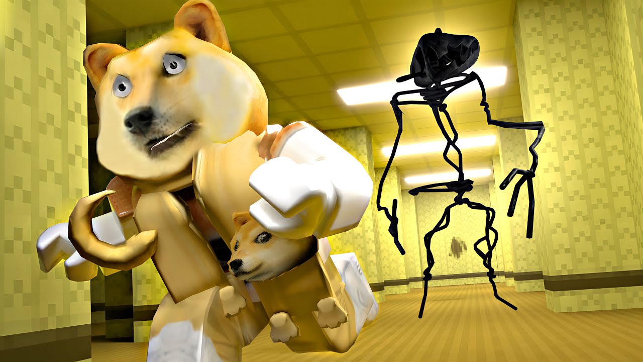 Um Doguinho nas Backrooms do Roblox! | Apeirophobia