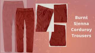 Corduroy Trousers | MakeYourOwnJeans