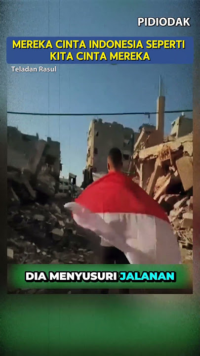 Bendera Indonesia Berkibar di Palestina