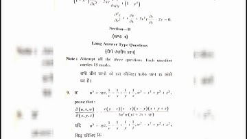 B.A./B.Sc.fifth sem Mathmatics  ( Functions of several variables and partial differential equation )