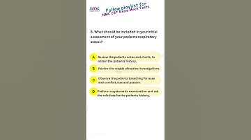 NMC CBT Exam Prep: MCQs Overview Chap 2 Test 3 Q8 #nmc #cbt2exam