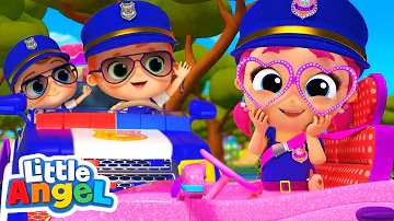 Jill’s Police Song | Little Angel & Cocomelon Nursery Rhymes