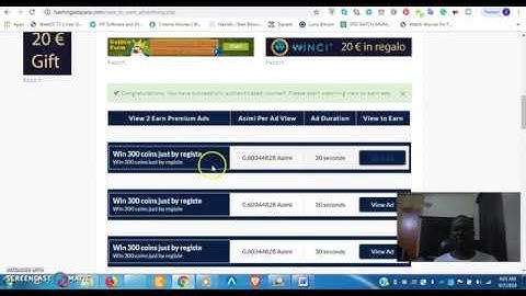 VIEW FREE ADS TO GET FREE ASIMI TOKENS & EXCHANGE TO BITCOIN FROM HASHING AD SPACE