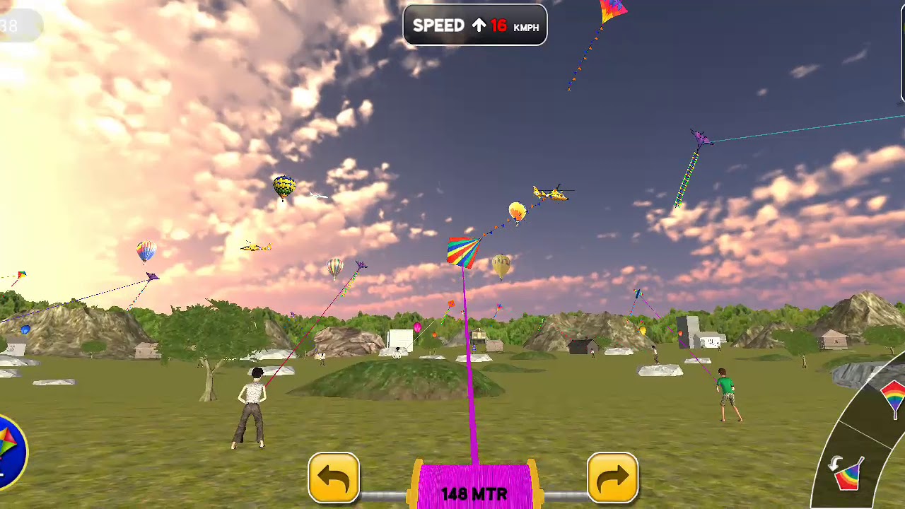 Kite flying gameplay YouTube