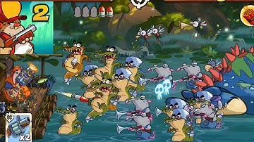 Swamp attack 2 / Boss Level, Episode 1, levels 42 to 50 Gameplay Walkthrough (Part 7)