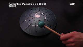 Tongue Drum 9" Akebono 2d Generation video