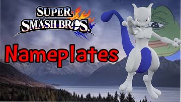 Smash 4 modding: How to install nameplates and in game names