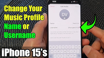 iPhone 15/15 Pro Max: How to Change Your Music Profile Name or Username