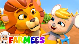 lion and the mouse stories for kids english fairy tales moral stories nursery rhyme farmees
