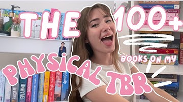 Every Book I own but haven’t read yet | the 100+ books on my Physical TBR