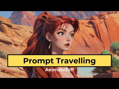 Create GIFS using Prompt Travelling with AnimateDiff (Stable Diffusion)