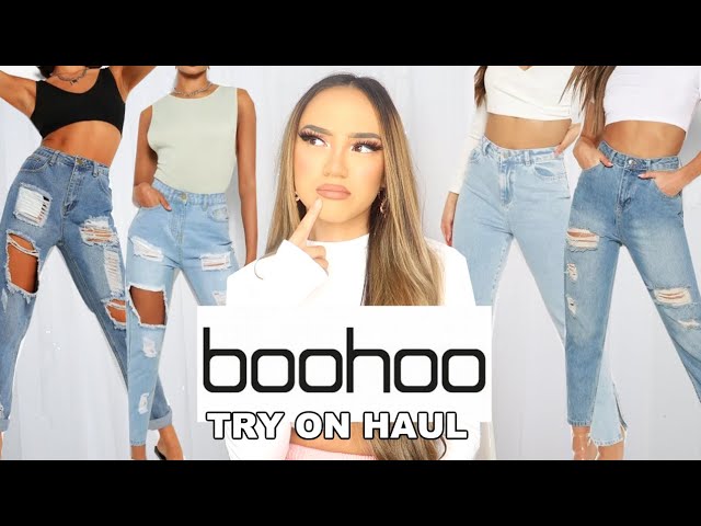 kiwi Produkt investering BOOHOO Jeans Try On Haul | Are They A Good Fit?! - YouTube