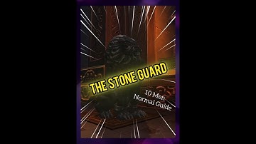 Stone Guard 10-Man Normal Guide | WoW Mogu