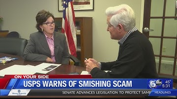 USPS warns of Smishing scam