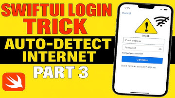 SwiftUI Login Screen — Works Offline & Detects Network in Real Time