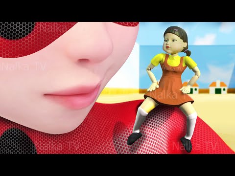 🐞Squid Game 2 with Ladybug /MIRACULOUS Ladybug and Cat Noir SEASON 5 🦑 Приколы Леди Баг