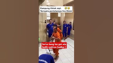 Kampung tiktok sepi ternyata....   #funnyvideo #sadbor