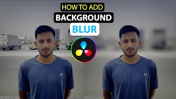 How to Blur Background in Davinci Resolve (No Plug In) 2025