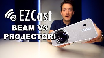 EZCAST BEAM V3 LED PROJECTOR REVIEW!