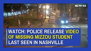 Nashville police release surveillance video of Riley Strain from night of disappearance