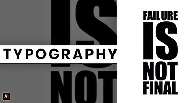 Typography Tutorial In Adobe Illustrator 2025