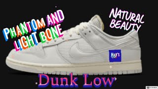 Dunks Low Phantom and Light Bone 2024