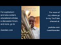 Denis Wick 4AL & Bach 6-1/2AL: Quick Comparison of Euphonium Mouthpieces (or baritone horn/trombone)