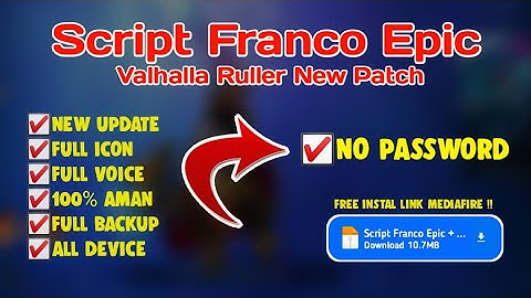 Script Skin Franco Epic Valhalla Ruller Full Efeck + Backup New Patch - Mobile Legends