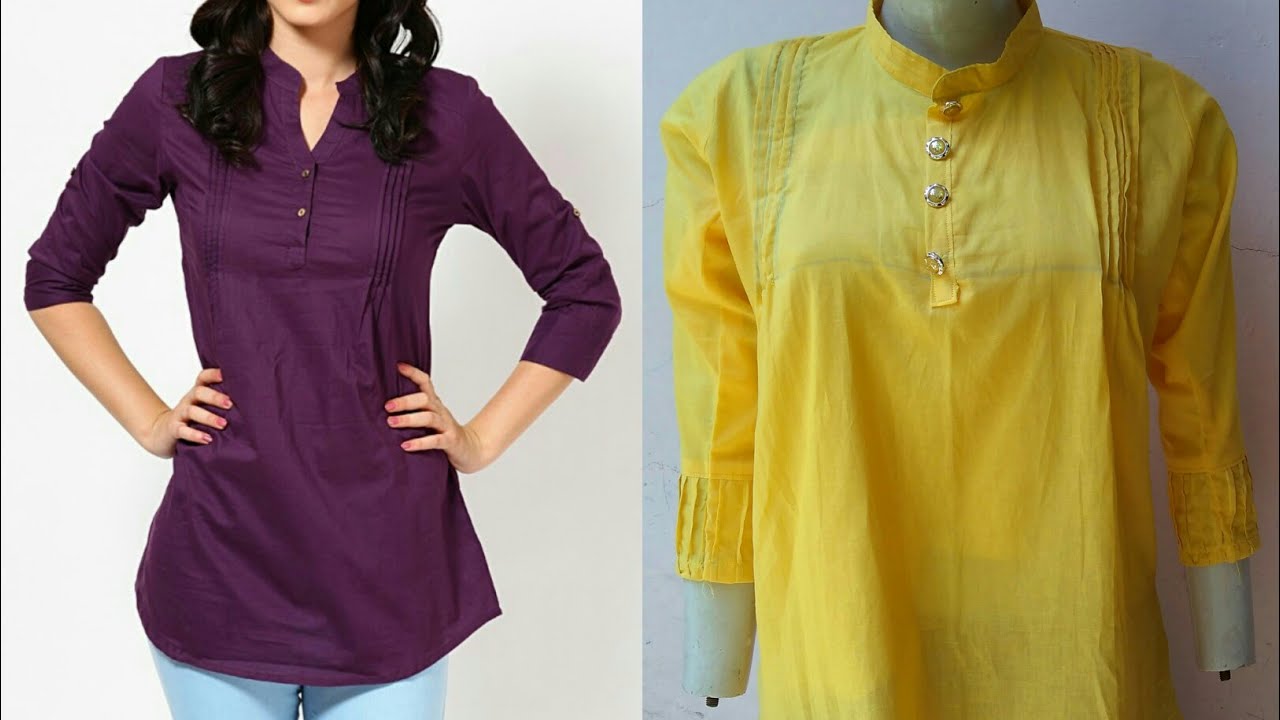 Light Cyan Color Mal Cotton Ethnic Print Shirt Style Long Kurti With B –  Etalica