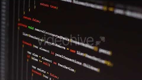 Computer Code Scrolling on Black 3 - Stock Footage from Videohive