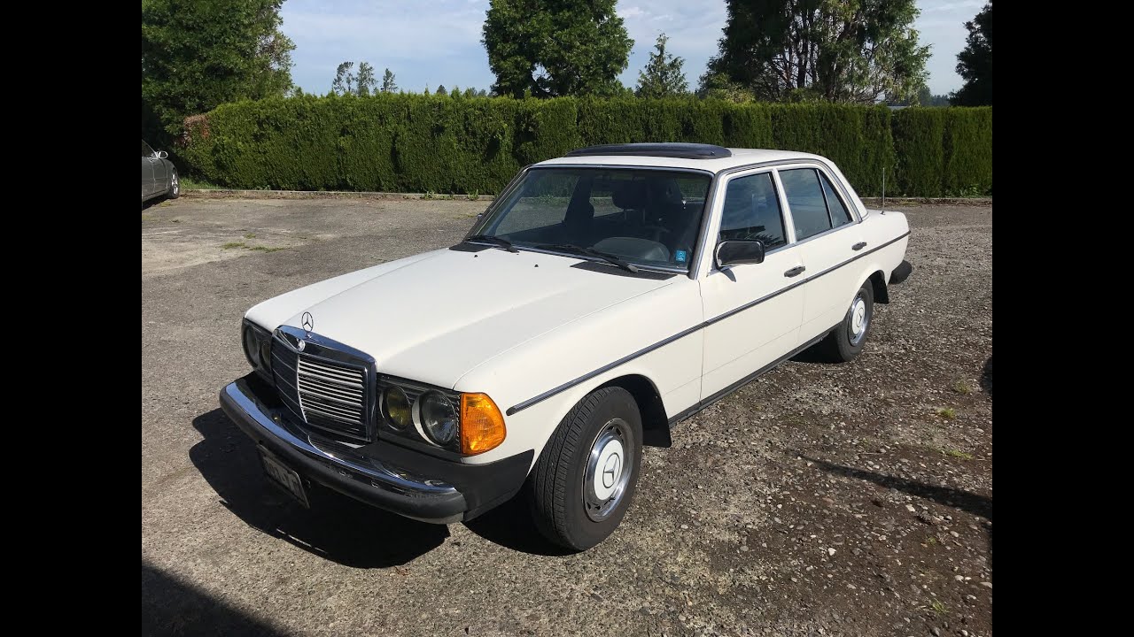 Amazing W123 Mercedes 240D 4-Spd Coming 