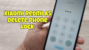 Xiaomi Redmi A5, Delete Pin, Pattern, Password Lock