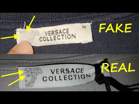 Real vs Fake Versace bag. How to spot counterfeit Gianni Versace