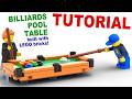 How To Build A LEGO Billiards Pool Table Tutorial