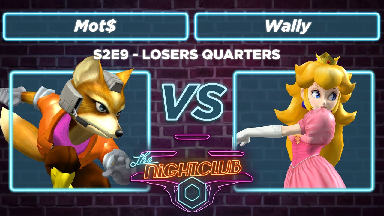 The Nightclub S2E9: Wally (Peach) vs Mot$ (Fox) - Losers Quarters SSBM