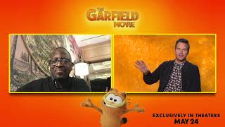 Interview: Chris Pratt and the fun he had voicing Garfield in The Garfield Movie by blackfilmandtv 149 views 2 weeks ago 4 minutes, 15 seconds