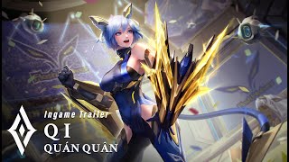 Qi Quán Quân - một cá nhân vô cùng nổi tiếng và người chơi hàng đầu trong game. Một lần xem cô ấy chơi sẽ cho bạn thấy vì sao cô ấy luôn là một trong những cầu thủ thách thức trong mọi trận đấu.