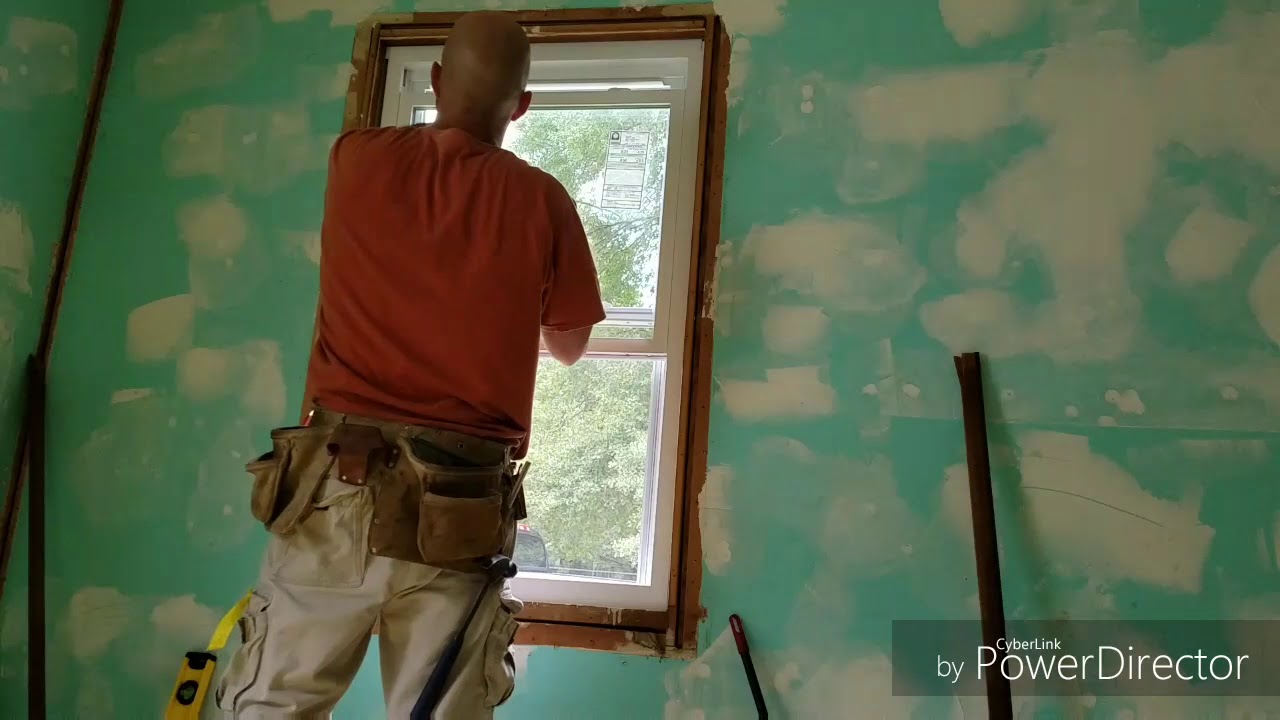 How to install a replacement window - YouTube