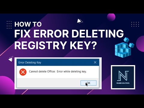 वीडियो: मैं रजिस्ट्री कुंजी को कैसे हटाऊं?
