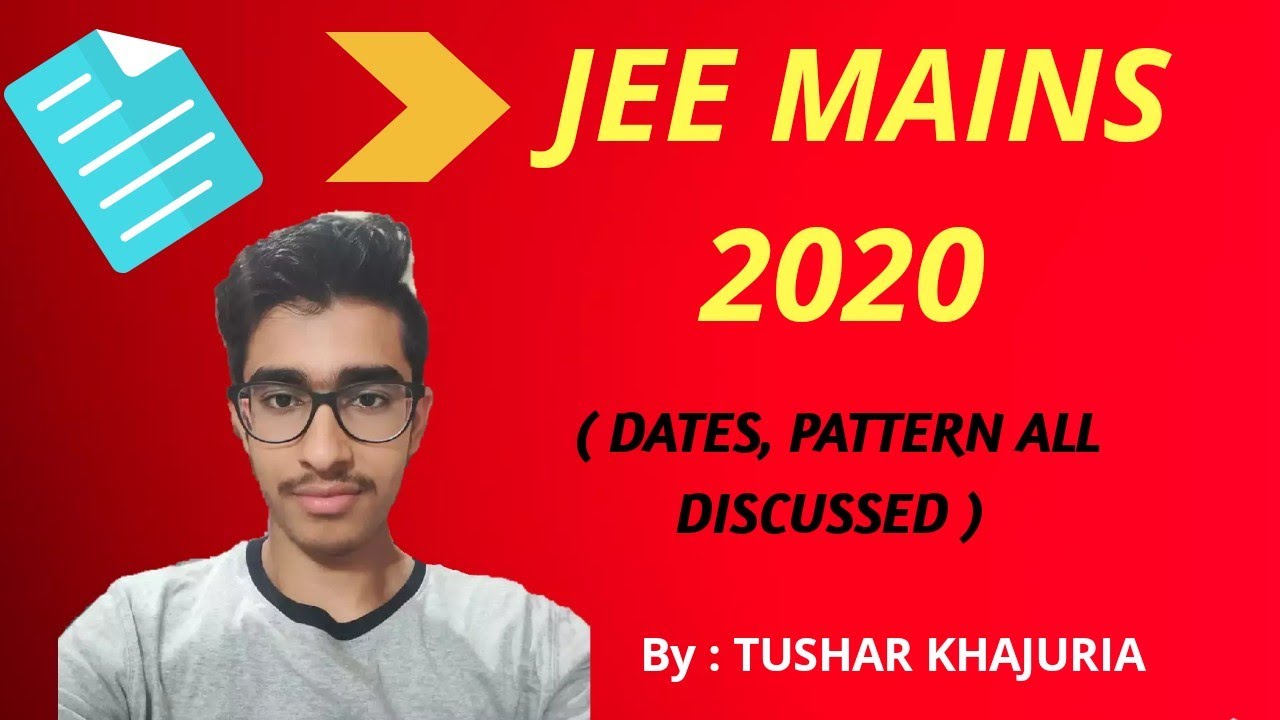 JEE Mains 2020 : Notifications released.  
Big change by NTA . 
DO NOT MISS !!!