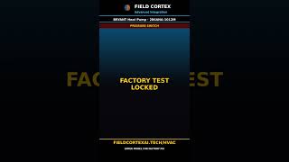 Bryant Heat Pump Error PRESSURE SWITCH Fix | Field Cortex #Shorts