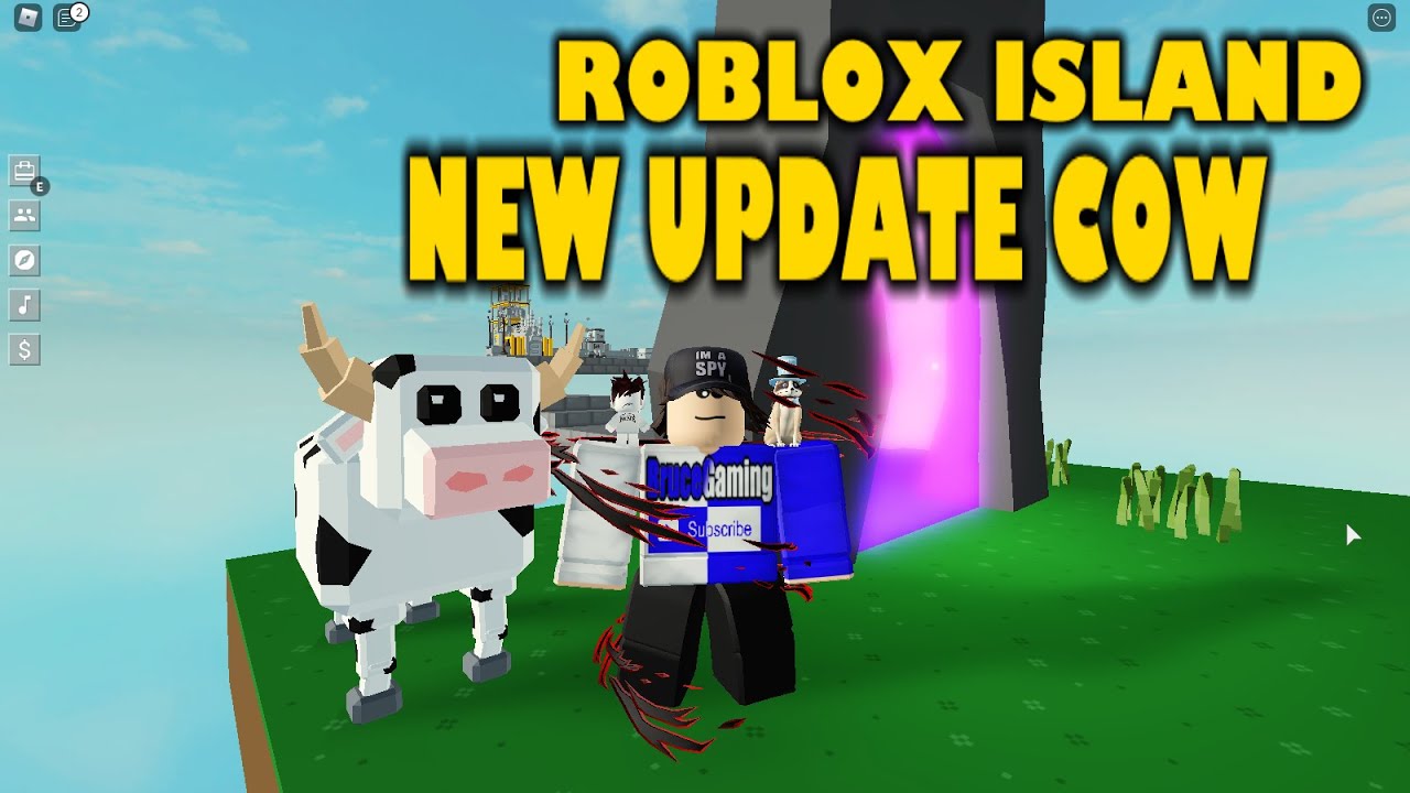 New Roblox Island Update Cow Rageblade Gold Block Roblox Island Youtube - islands cows roblox