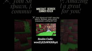 Minecraft Bedrock Realm #minecraft #minecraftrealm #viral #popular #fyp