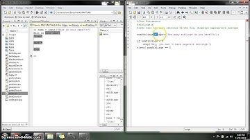 User Input, IF statements
