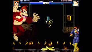 MUGEN: Captain Falcon (me) vs. Donkey Kong